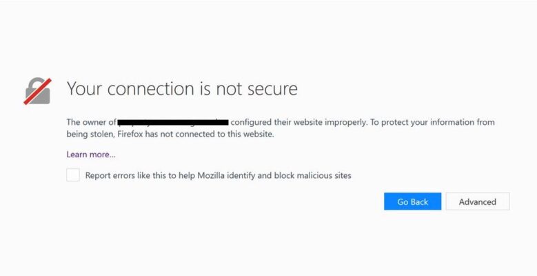Website Not Secure