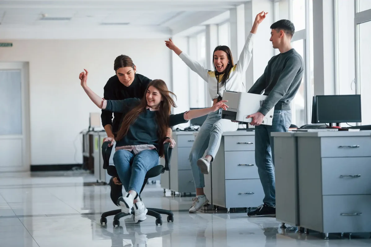 The Perfect Stock Photo-Office Fun