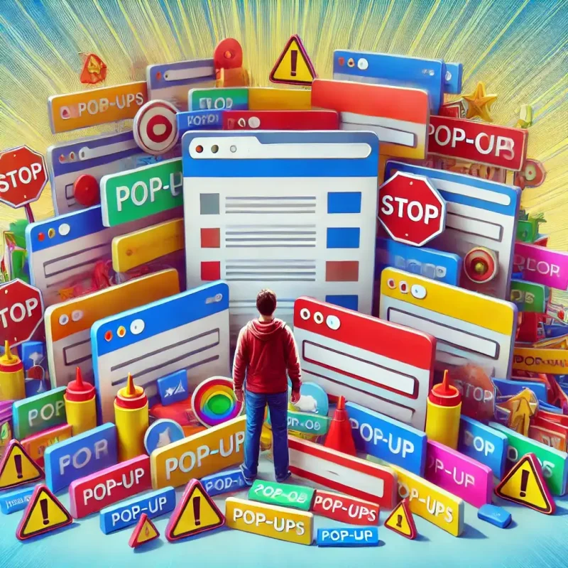 Outdated Website Trends-Popups